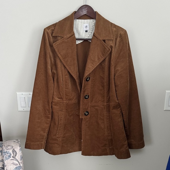 CAbi Brown Corduroy Blazer Jacket - Picture 2 of 5